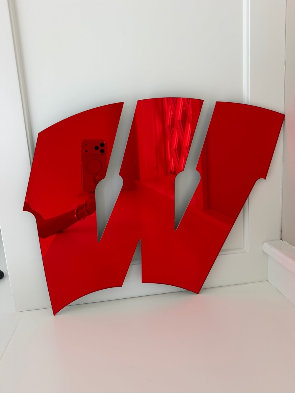 University of Wisconsin Red Mirrored Logo